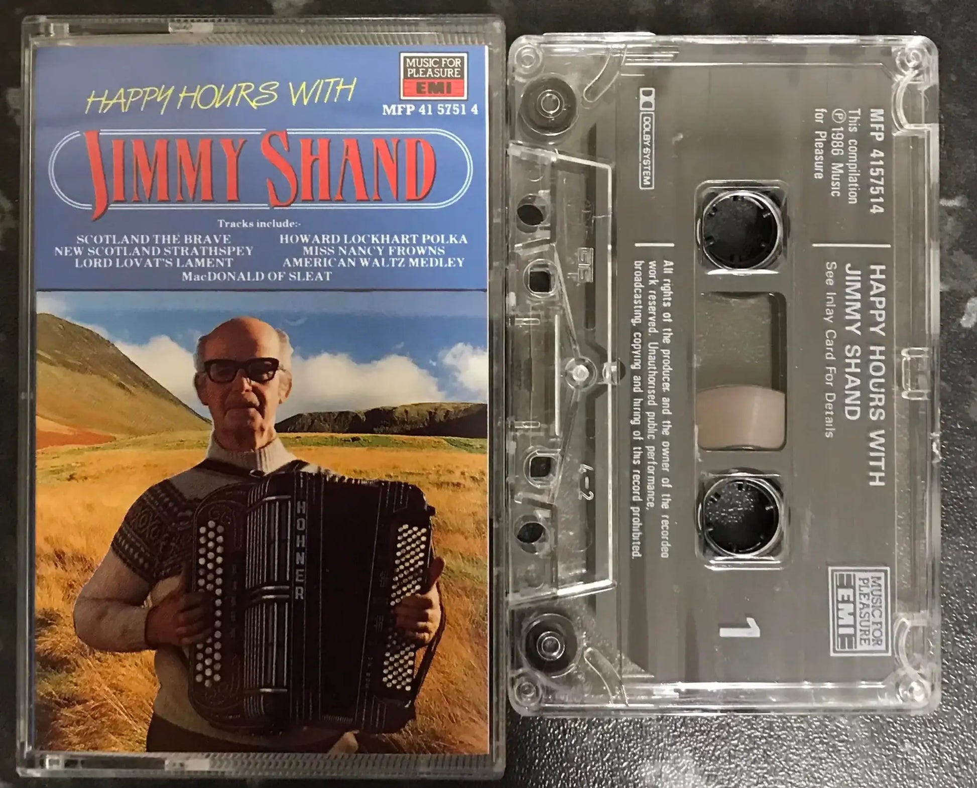 Happy Hours with Jimmy Shand, Music For Pleasure, MFP 41 5751 4 Magretro