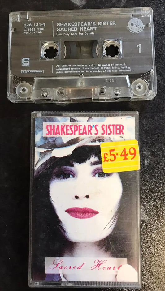 Shakespear's Sister, Sacred Heart Album, FFRR, 828 131-4, Vintage Cassette Magretro