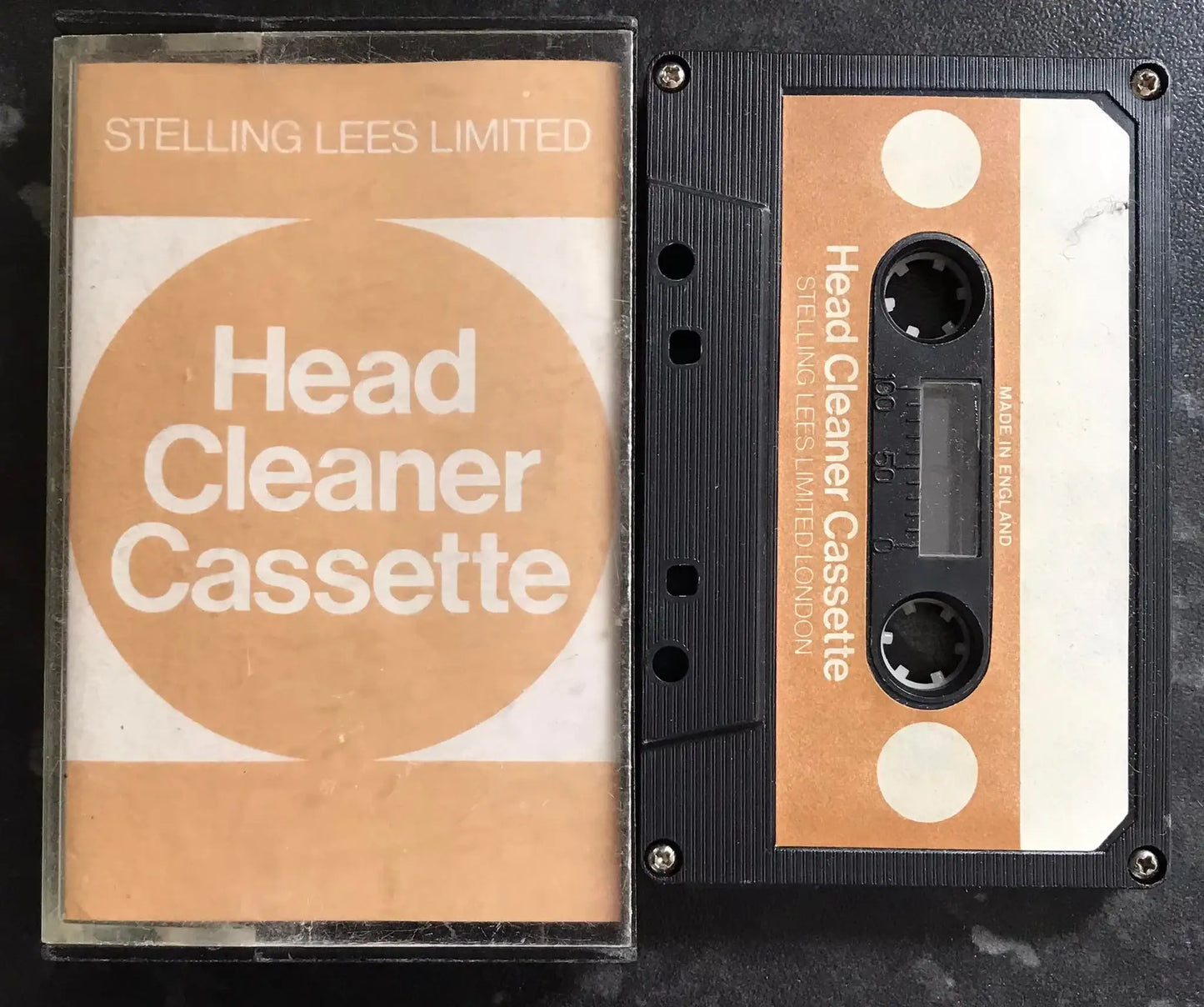 Head Cleaner Cassette, Stelling Lees Limited, Vintage Cassette Magretro