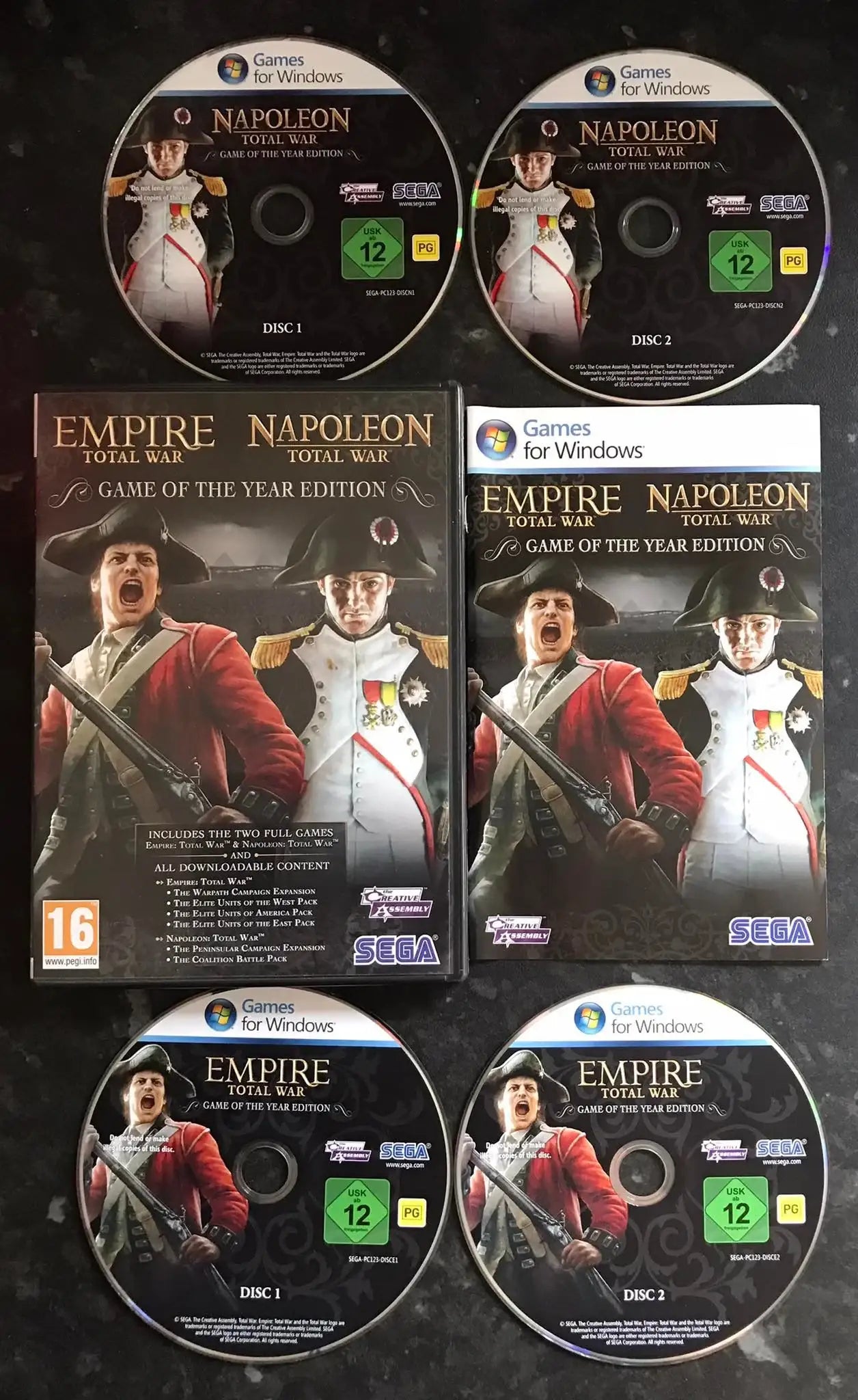 Empire & Napoleon Total War Collection (GOTY Edition), UK, Pal, PC Game Magretro