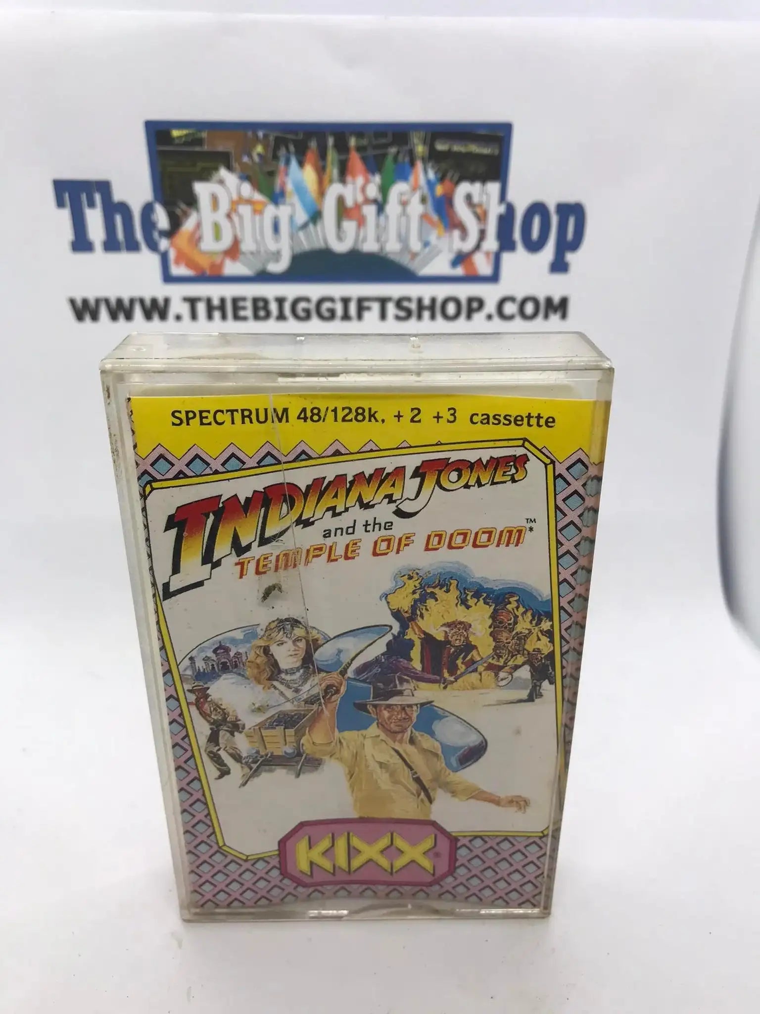 Indiana Jones And The Temple Of Doom (Kixx), ZX Spectrum, Working Magretro