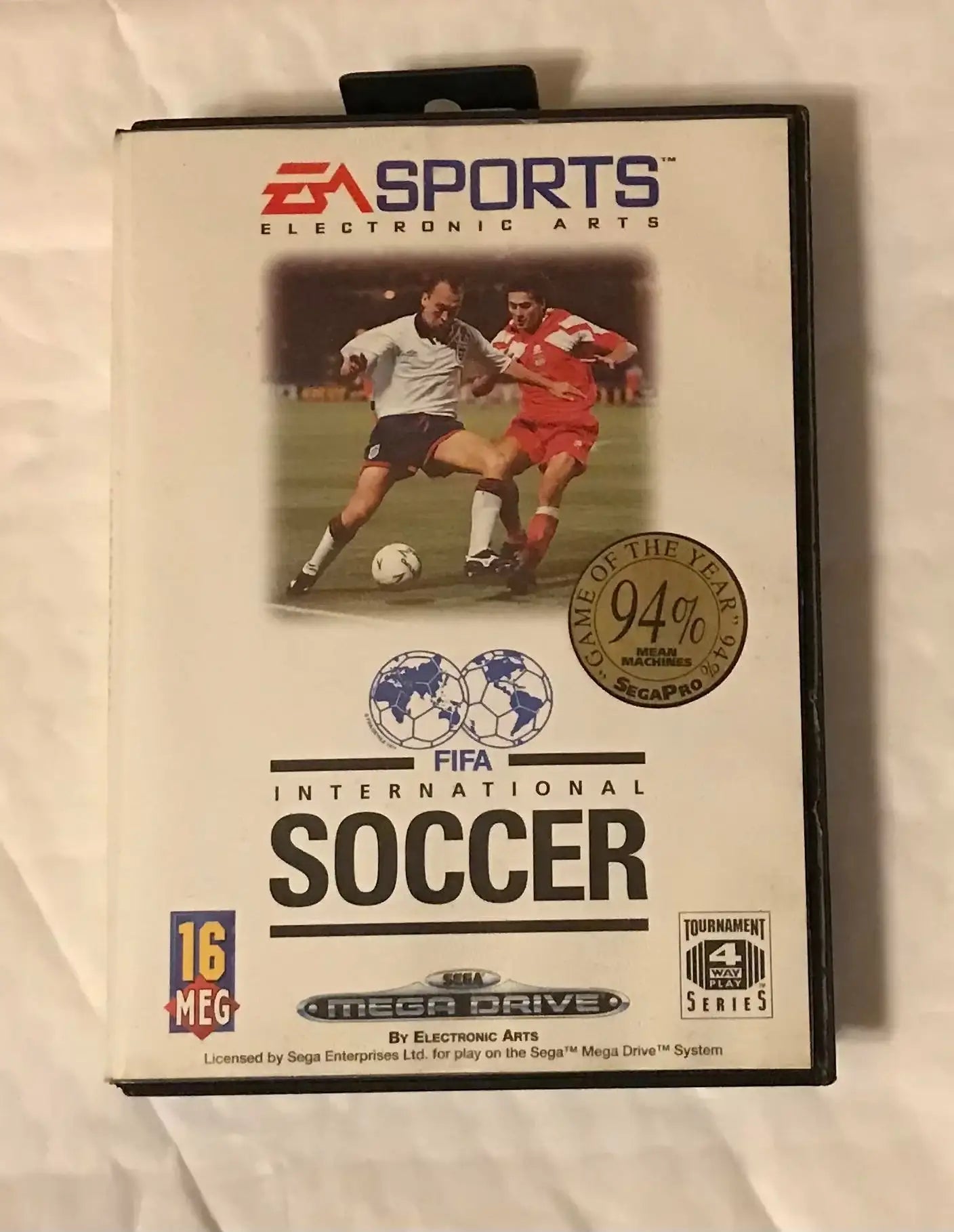 Sega Mega Drive game, fifa international soccer UK PAL Magretro