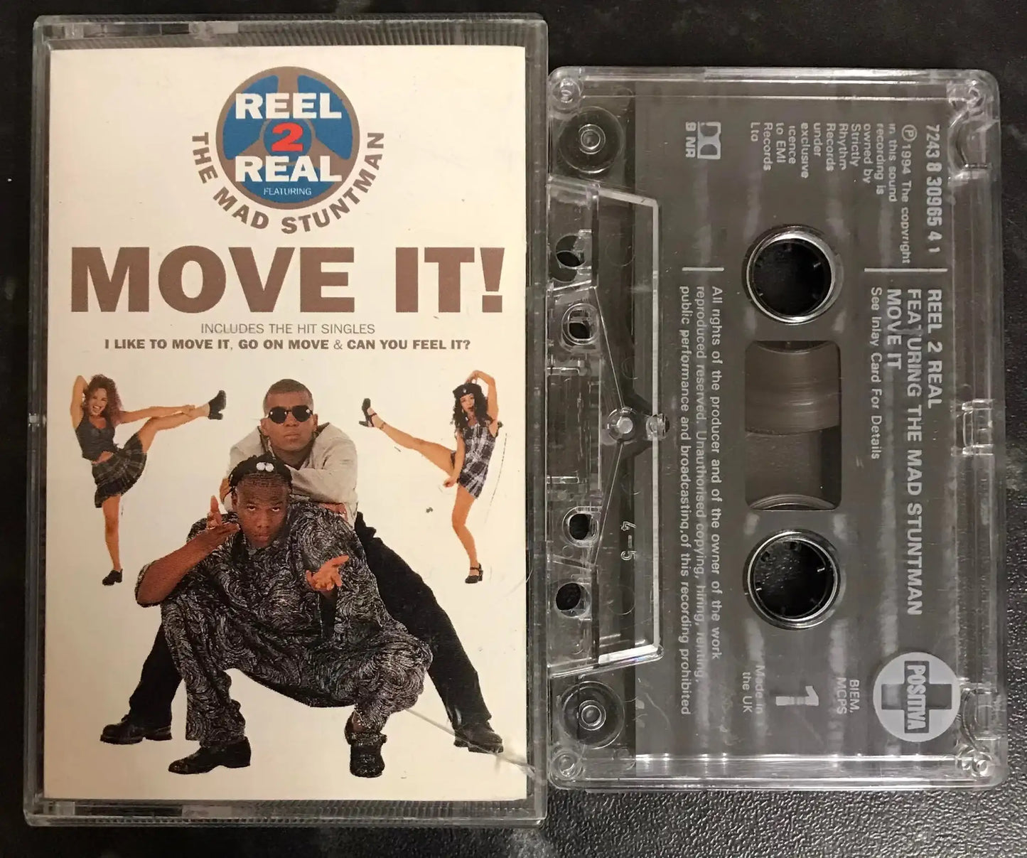 Reel 2 Reel, Ft The Mad Stuntman, Move It!, TCTIVA 1003, 7243 8 30965 4 1 Magretro