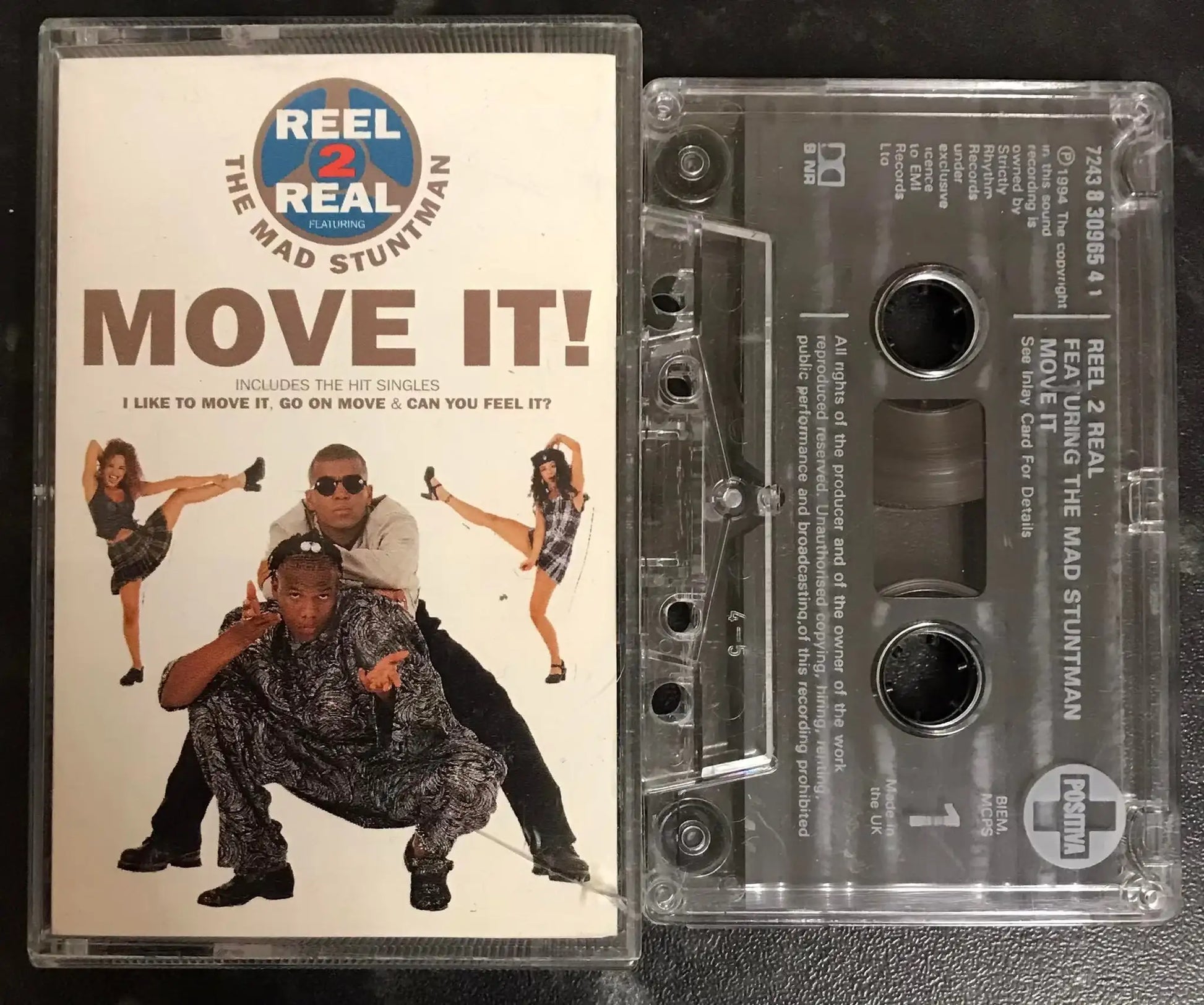 Reel 2 Reel, Ft The Mad Stuntman, Move It!, TCTIVA 1003, 7243 8 30965 4 1 Magretro