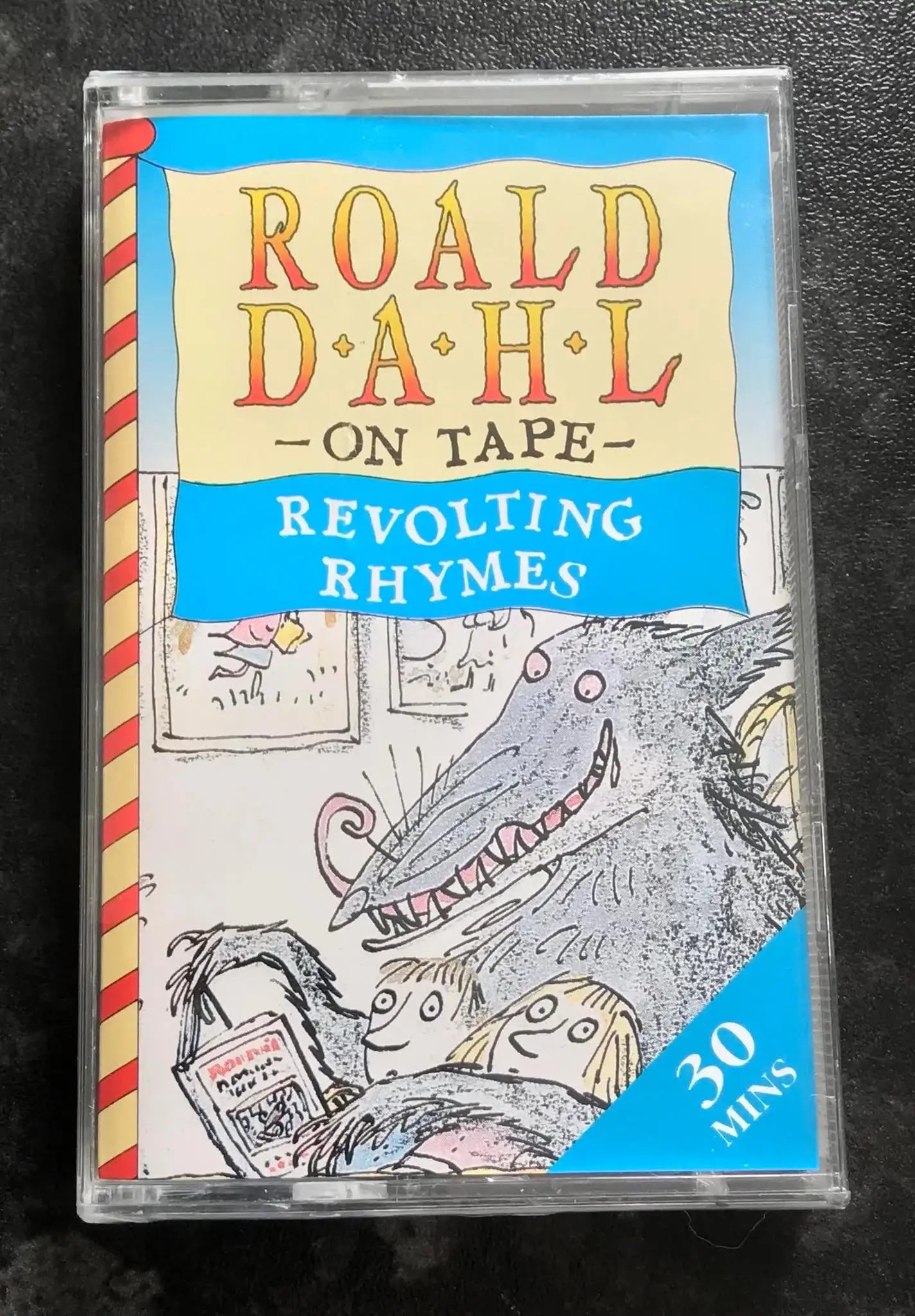 Roald Dahl on Tape, Revolting Rhymes, Audiobook, STILL SEALED, T40033 Magretro
