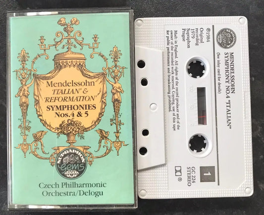 Mendelsohn Italian and Reformation symphonies no 4 and 5, gc224 Magretro