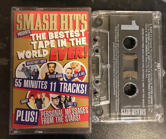Smash Hits Magazine, October 1996, The Bestest Tape In The World EVER Magretro