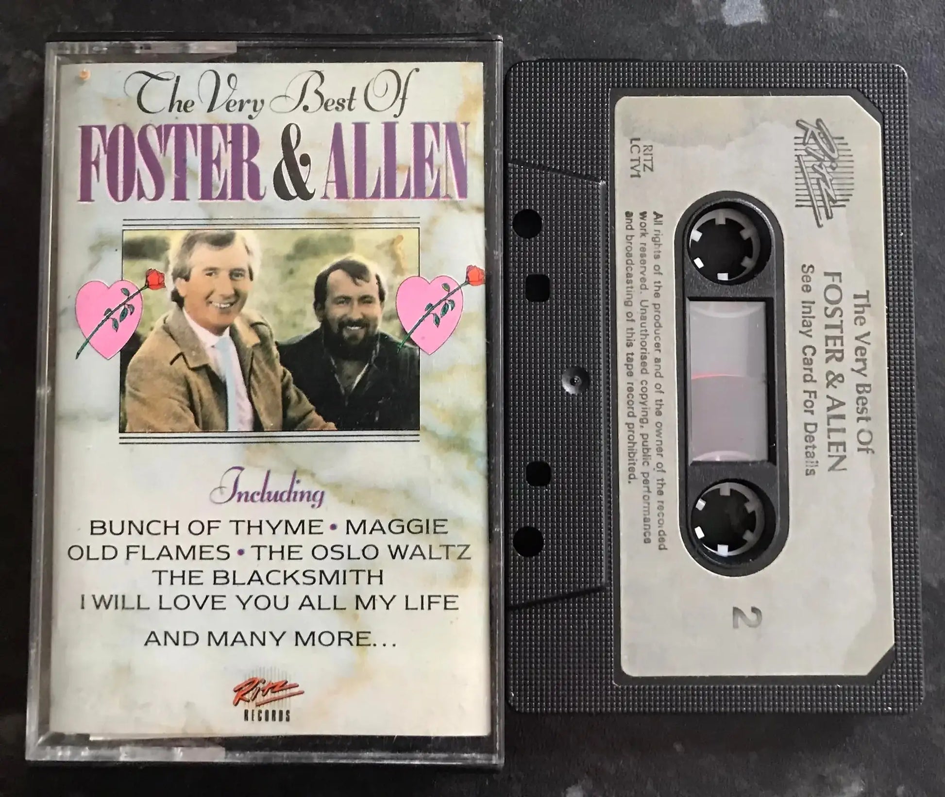 The Very Best of Foster & Allen Album, RITZ LC TV1, Vintage Cassette Magretro