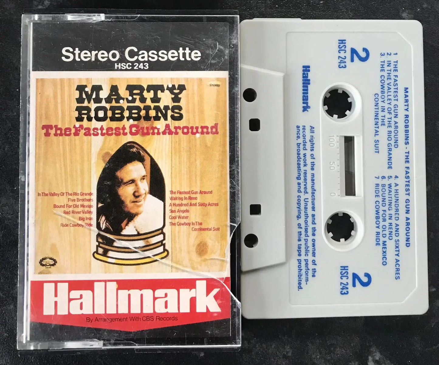 Marty Robbins, The Fastest Gun Around Album, Hallmark Records, HSC 243 Magretro