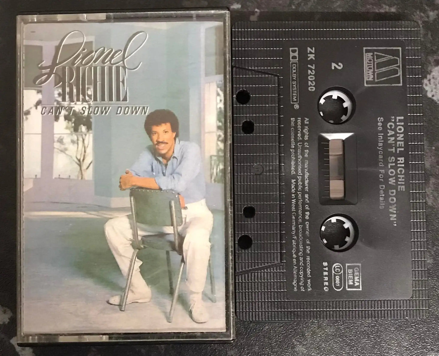 Lionel Richie, Can't Slow Down Album, Motown, ZK 72020, Vintage Cassette Magretro