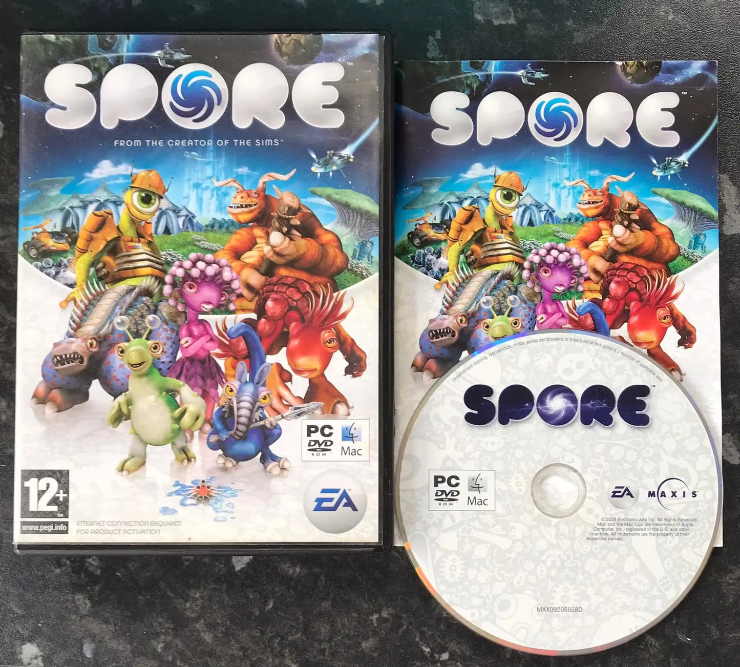 Spore Creature Creator, Maxis, UK, Pal, PC Game, Mac Game Magretro