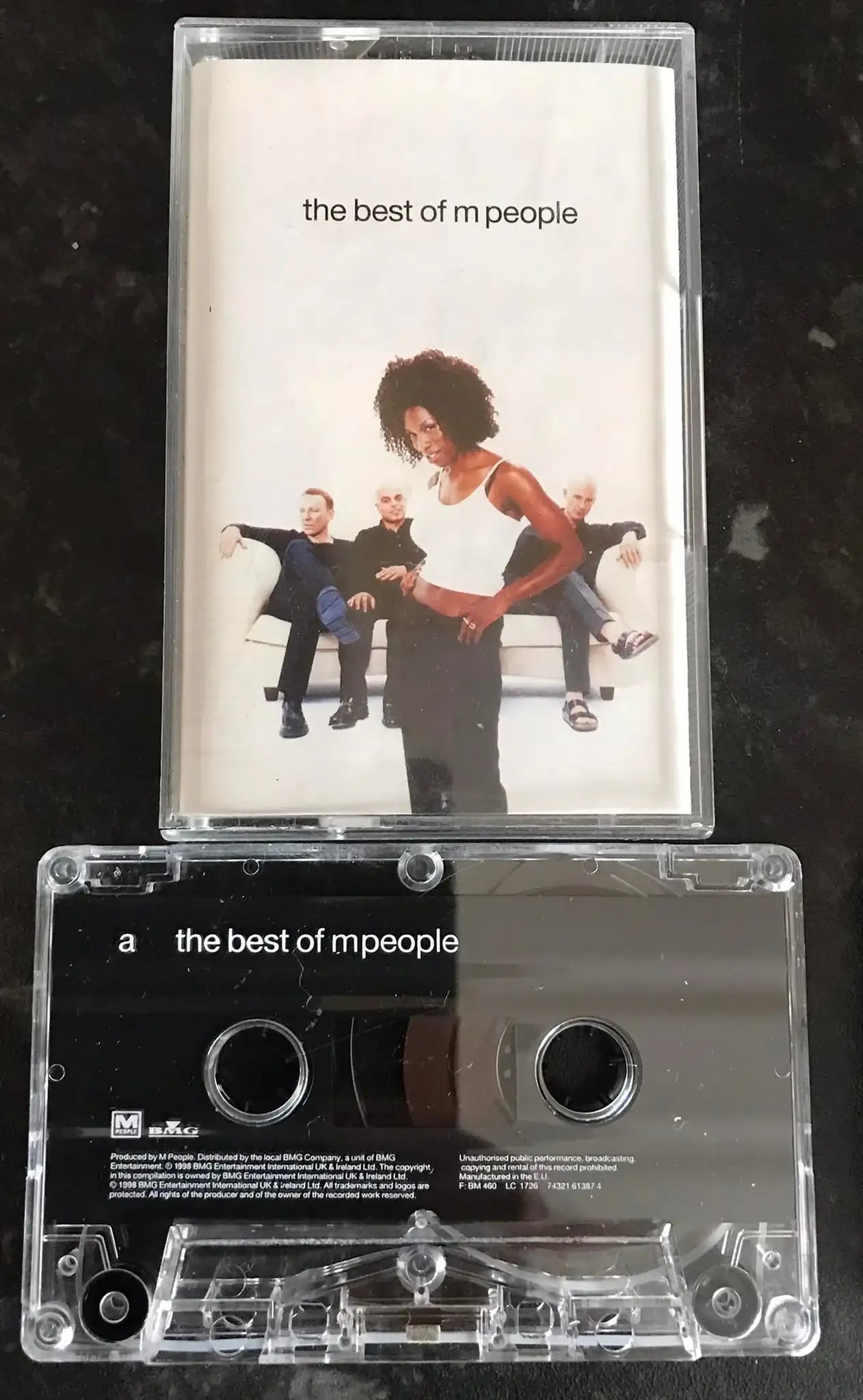The Best Of M People Album, BMG, 74321 61387 4, Vintage Cassette Magretro