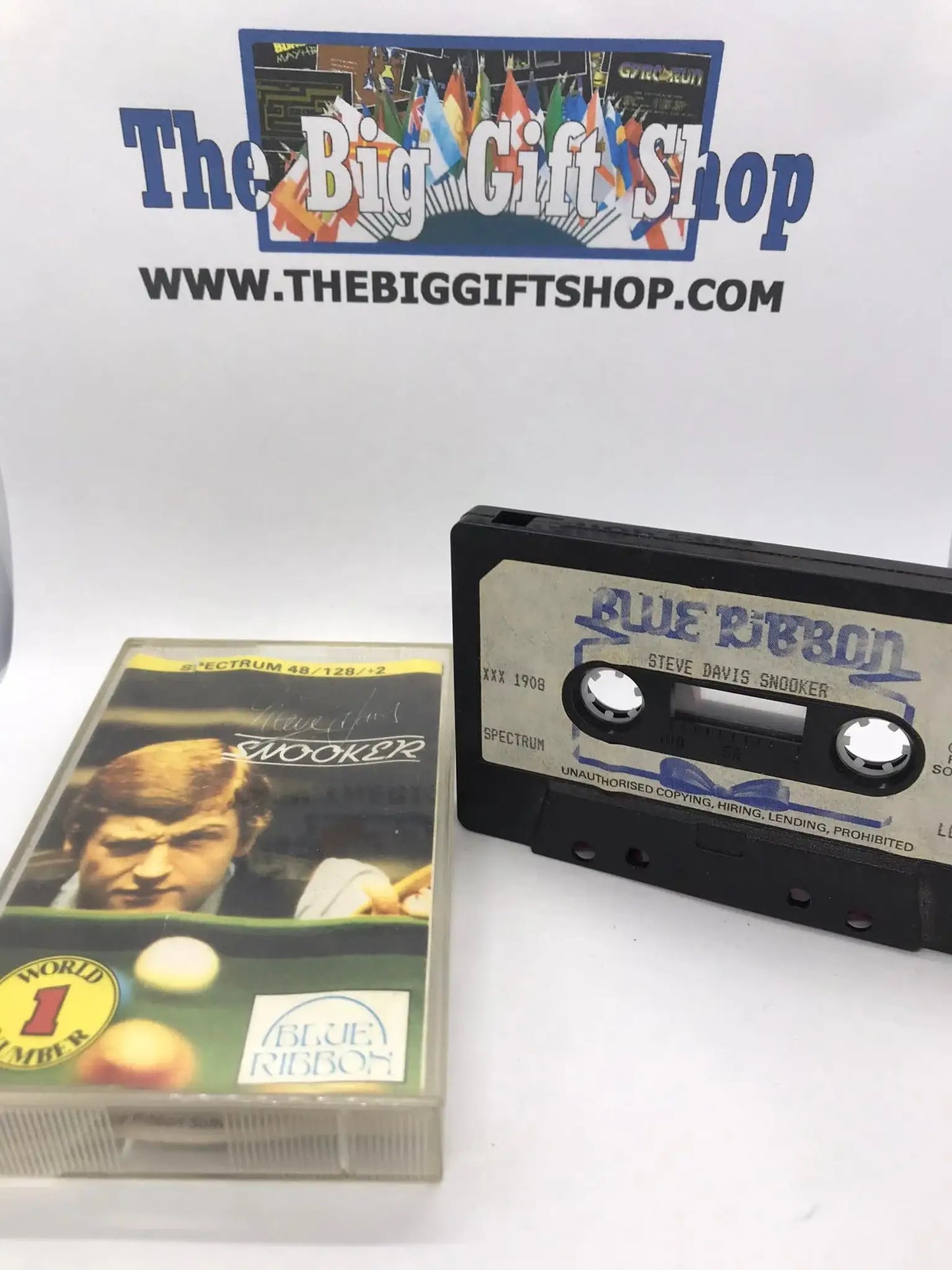 Steve Davis Snooker (Blue Ribbon) (Tested Working), ZX Spectrum Magretro