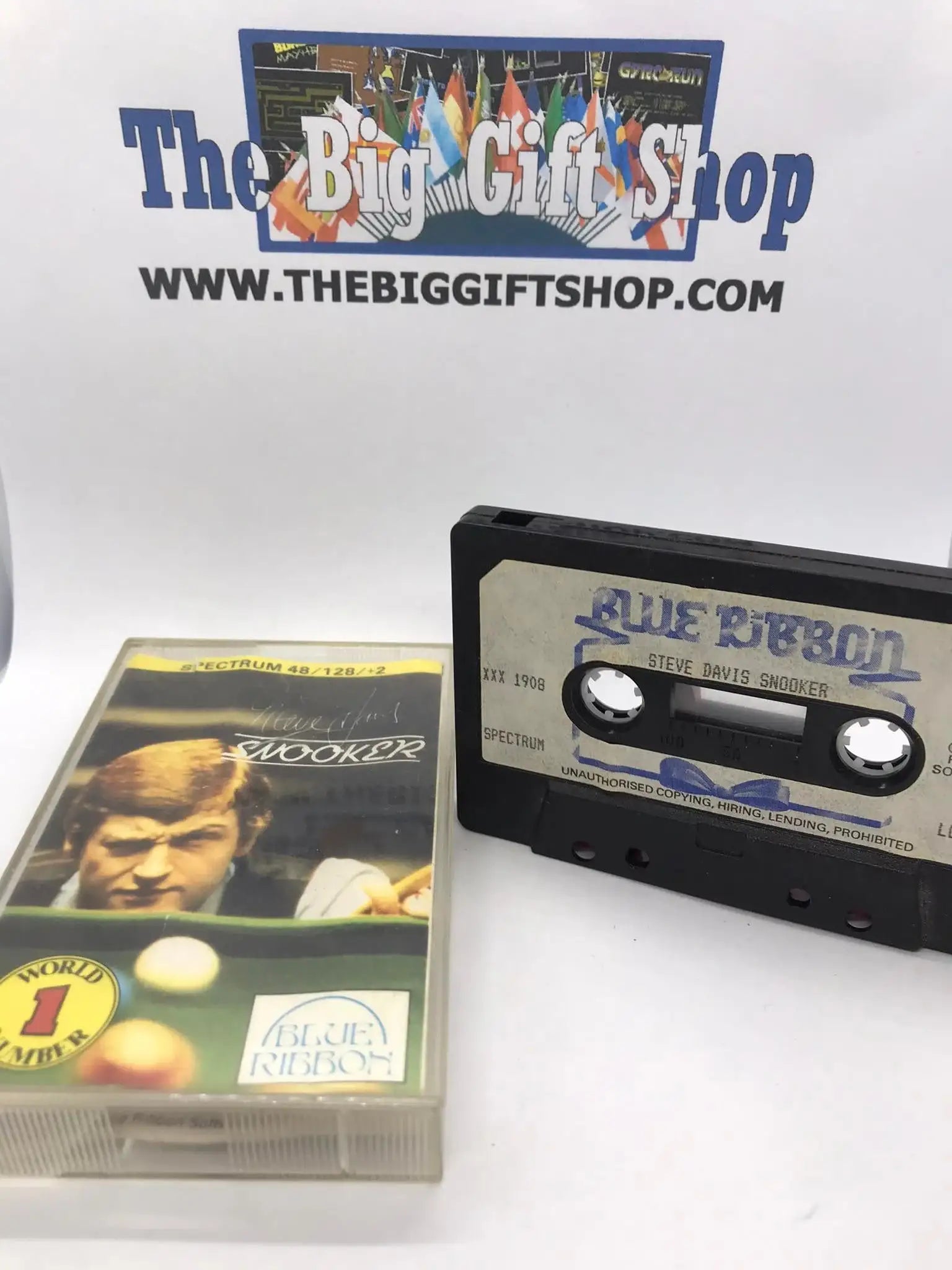 Steve Davis Snooker (Blue Ribbon) (Tested Working), ZX Spectrum Magretro