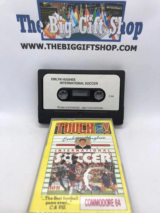 Emlyn Hughes International Soccer, C64, by Audiogenic /Touchdown, WORKING Magretro
