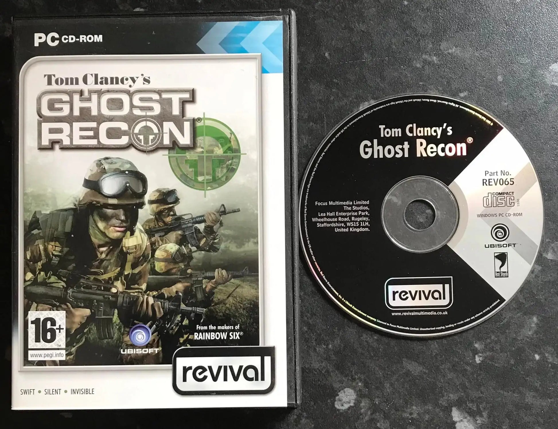 Tom Clancy's Ghost Recon, Revival label, PC Game Magretro
