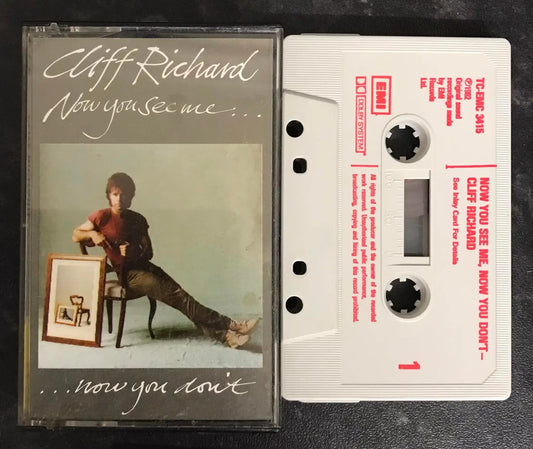Cliff Richard, Now you See Me, Now you Don't, EMI, TC-EMC 3415, Vintage Cassette Magretro
