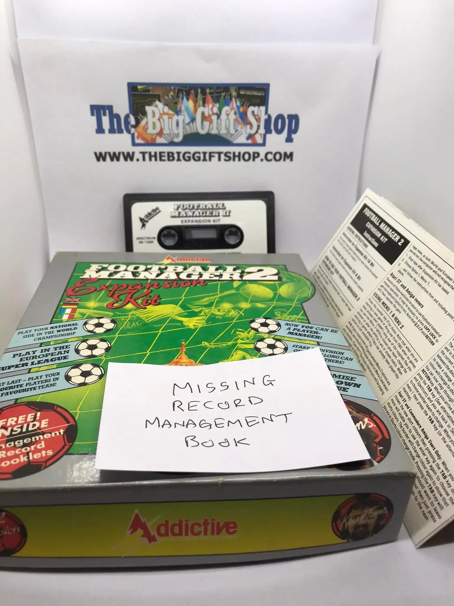 Football Manager 2, Expansion Kit, ZX Spectrum by Addictive Software Magretro