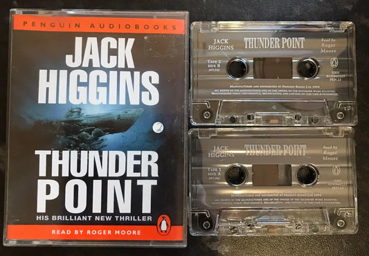 Thunder Point Audiobook, Jack Higgins, Penguin , PEN 23, Vintage Cassette Magretro