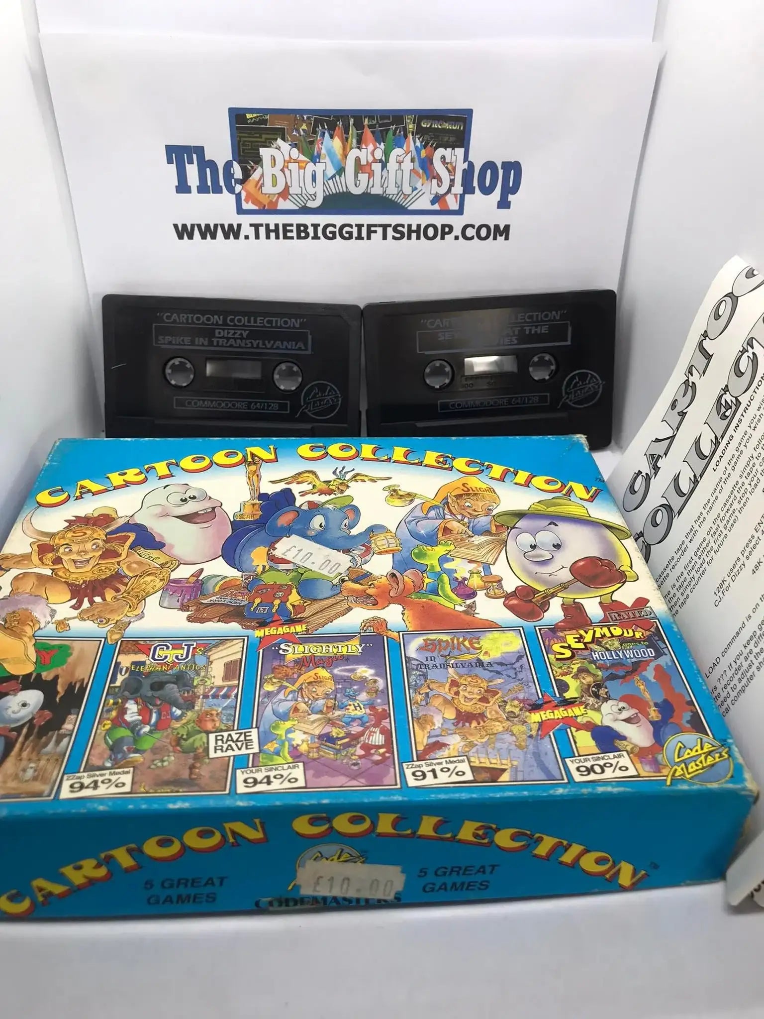 Cartoon Collection, C64 from codemasters dizzy (RARE) Magretro