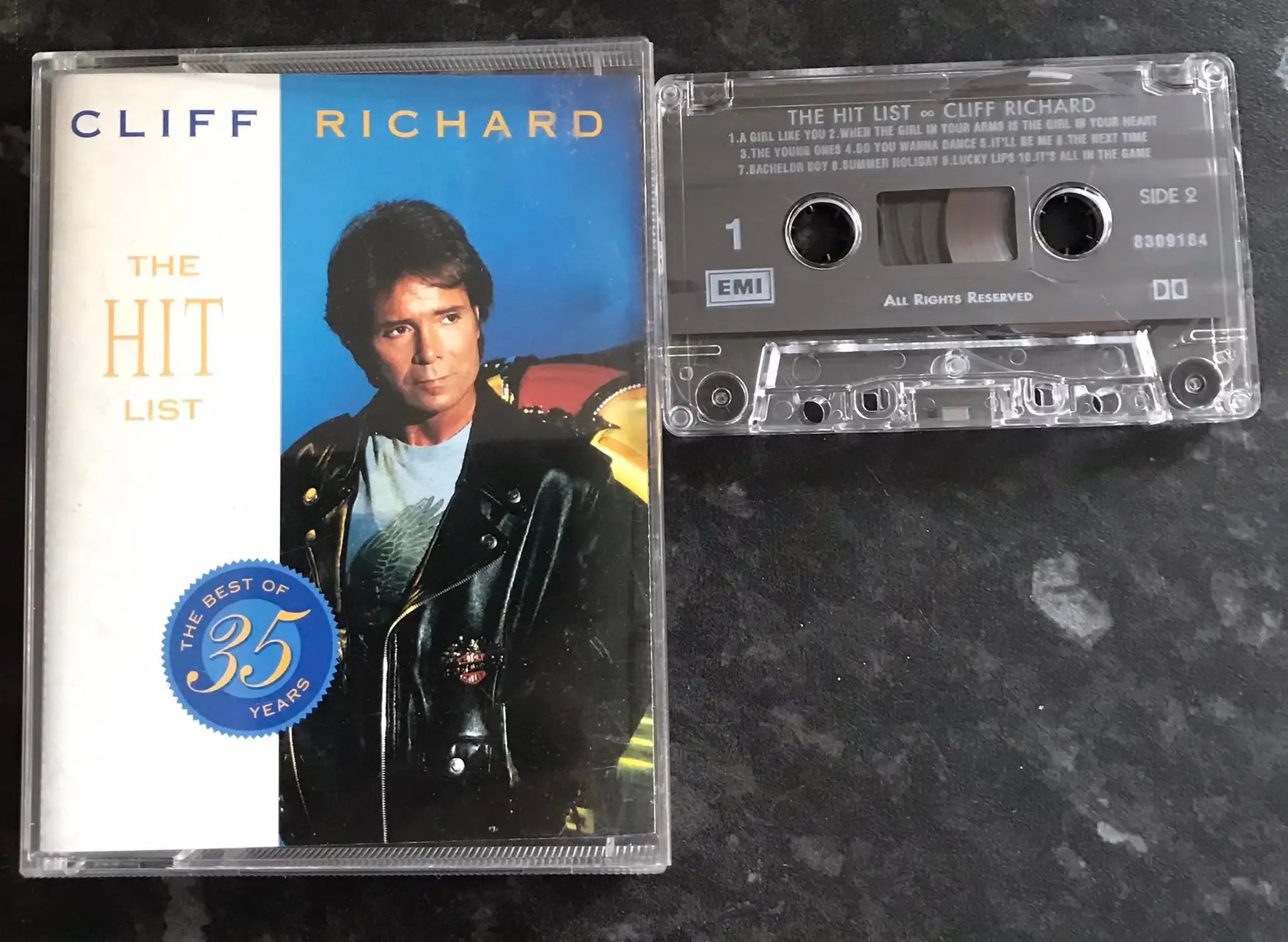 Cliff Richard, The Hit List, The Best of 35 Years, Cassette ONE only, Vintage Magretro