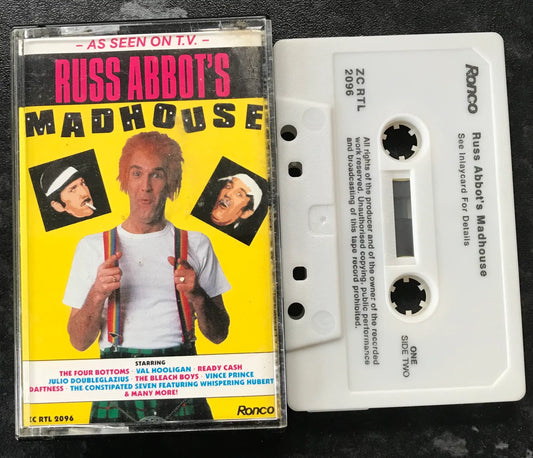 Russ Abbott's Madhouse Album, RONCO LABEL, ZC RTL 2096, Vintage Cassette Magretro