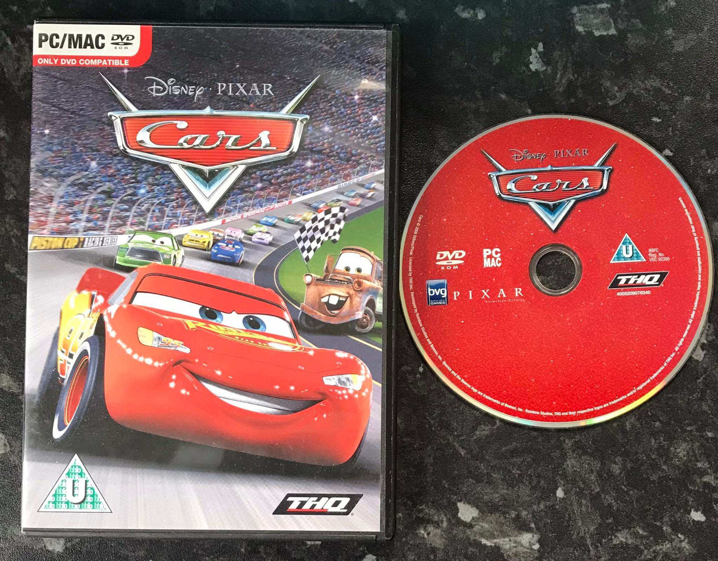 Disney Pixar CARS, DVD, PC Game, Mac Game Magretro