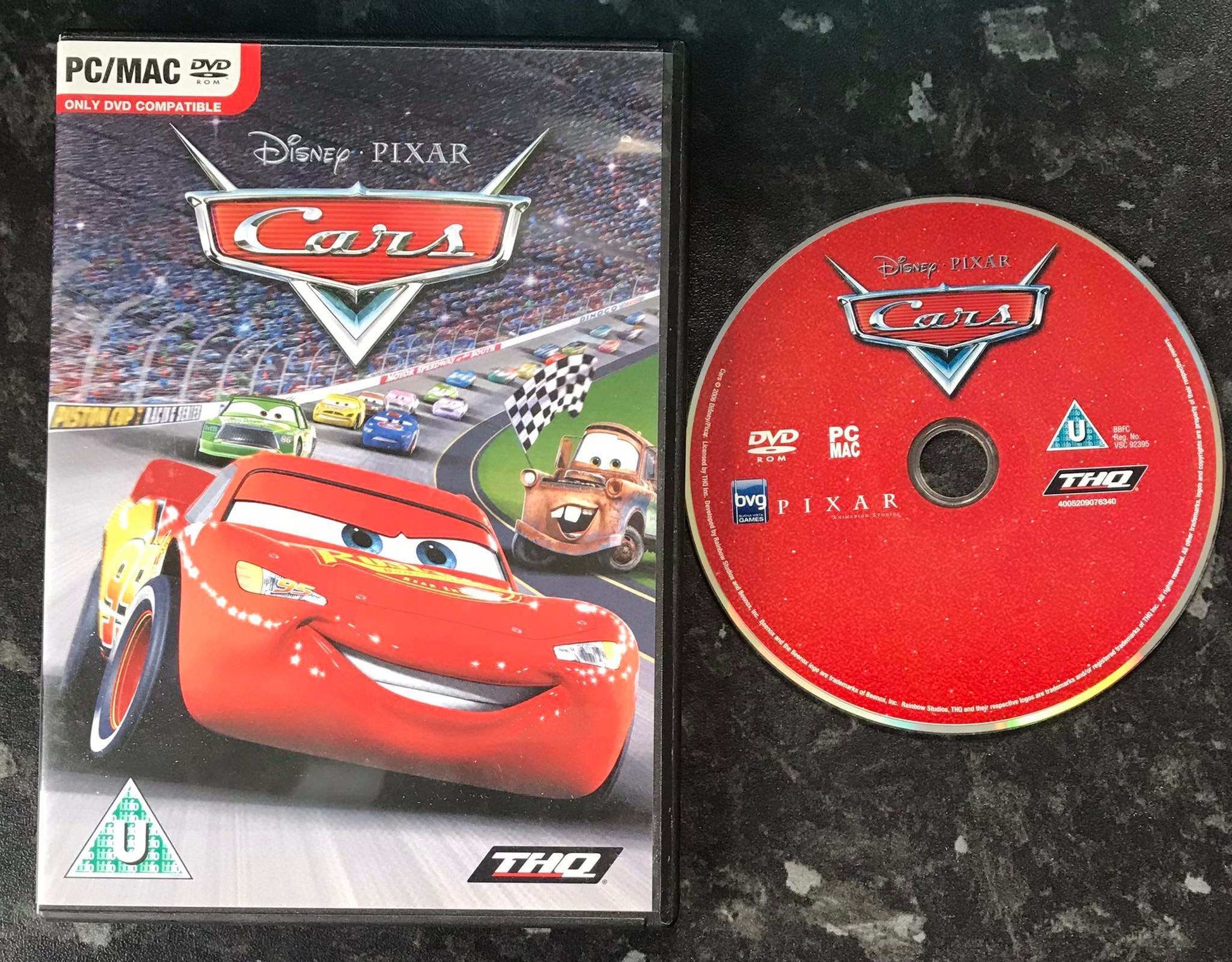 Disney Pixar CARS, DVD, PC Game, Mac Game Magretro