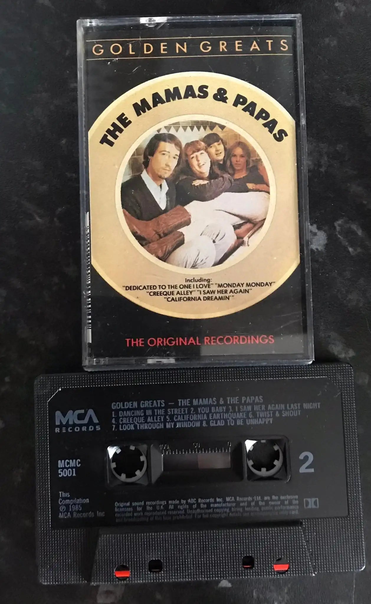The Mamas & The Papas, Golden Greats Album, MCA Records, MCMC 5001 Magretro