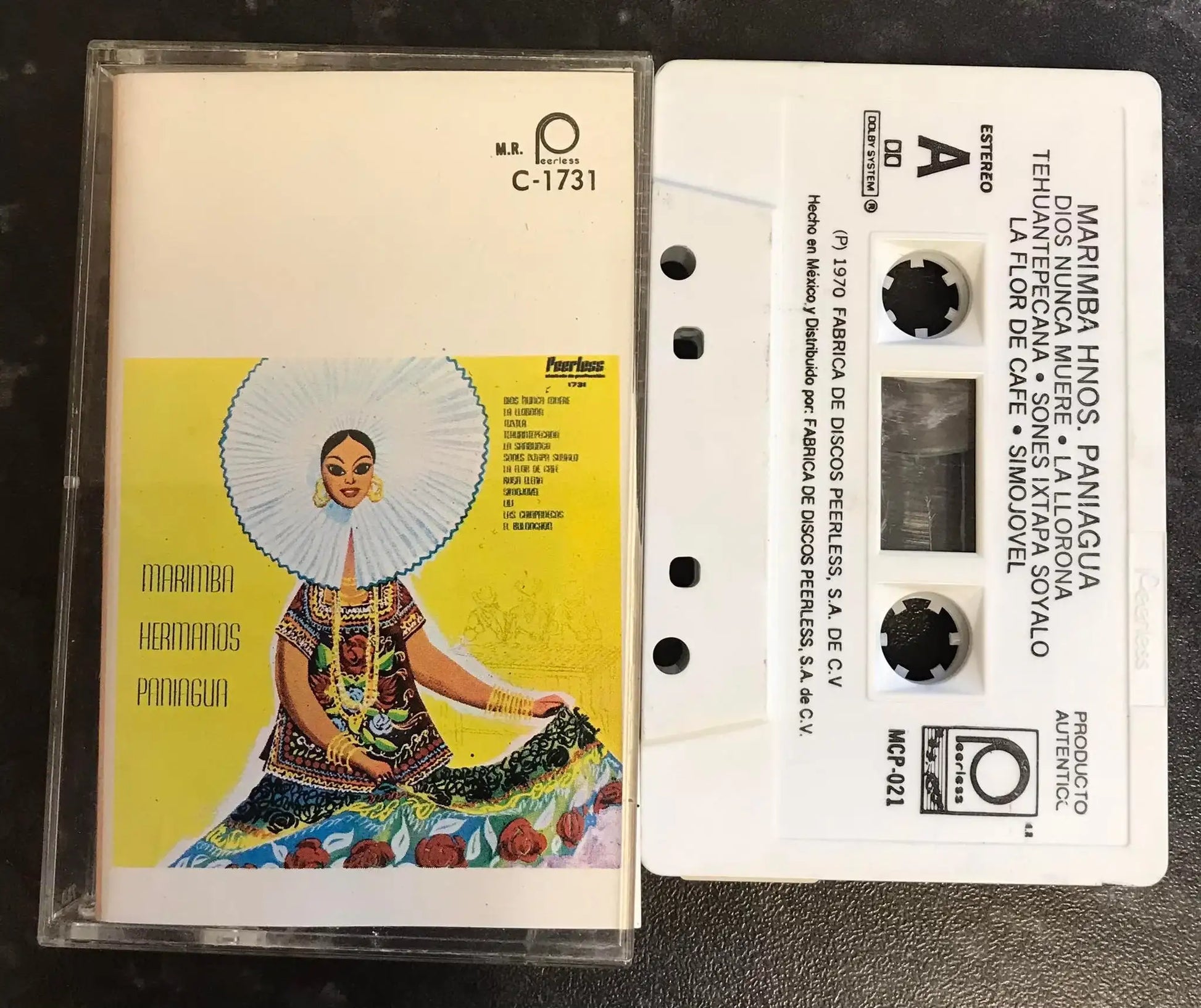 Marimba Hermanos Paniagua, RARE,Peerless, MCP 021, Vintage Cassette Magretro