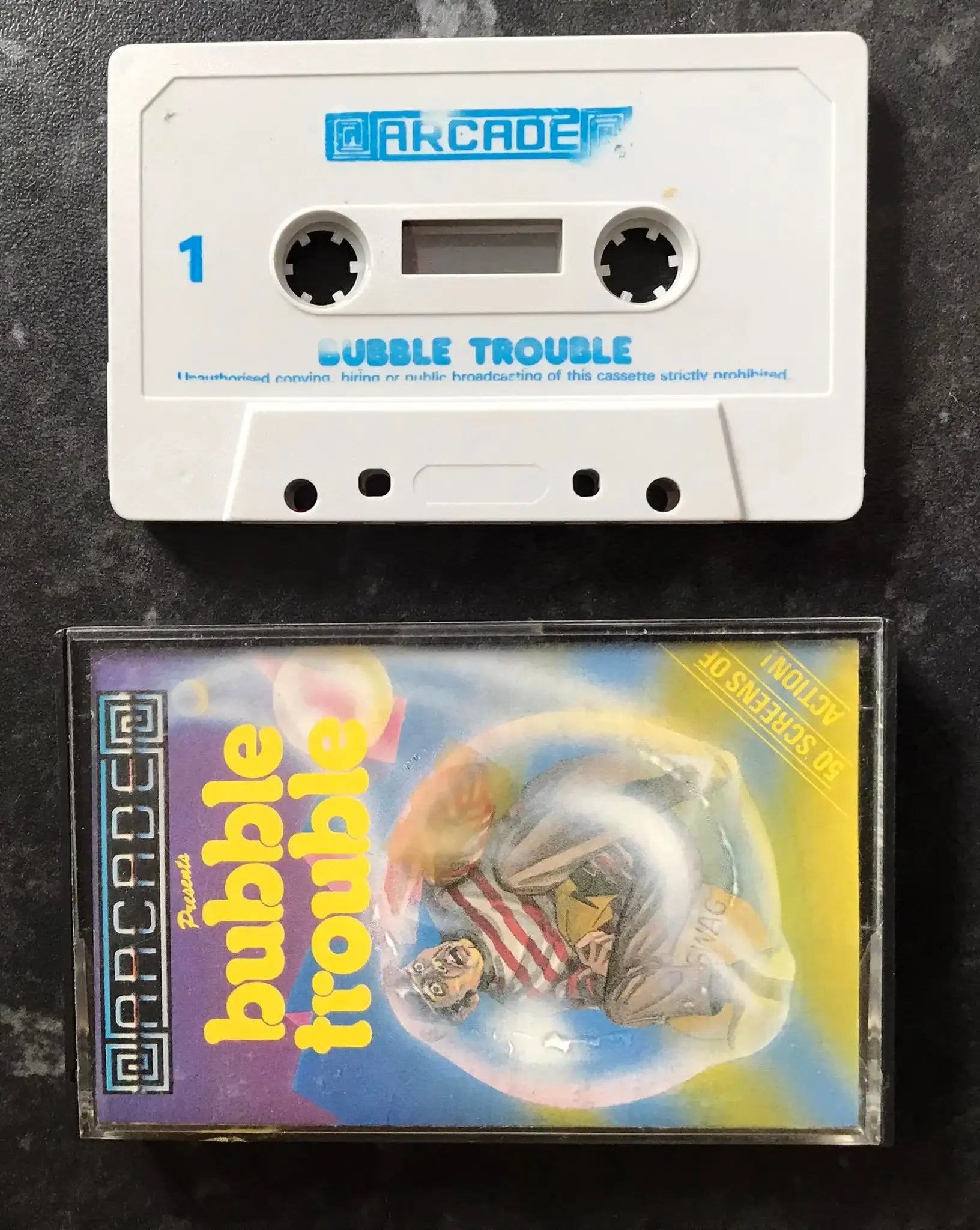Bubble Trouble, ZX Spectrum, by Arcade, Working, RARE Magretro