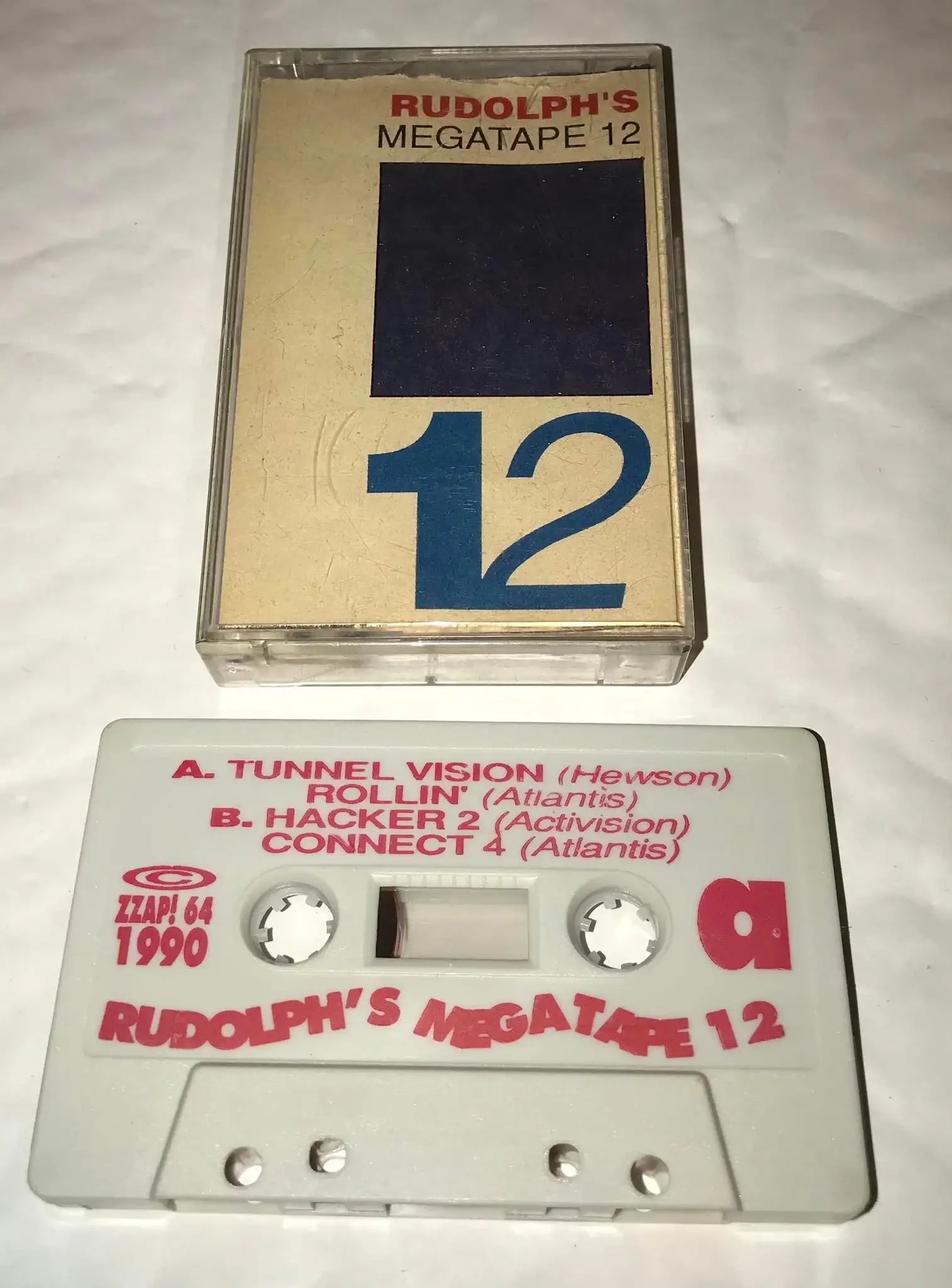 Zzap Rudolph's Megatape 12 Tape A, C64 Magretro