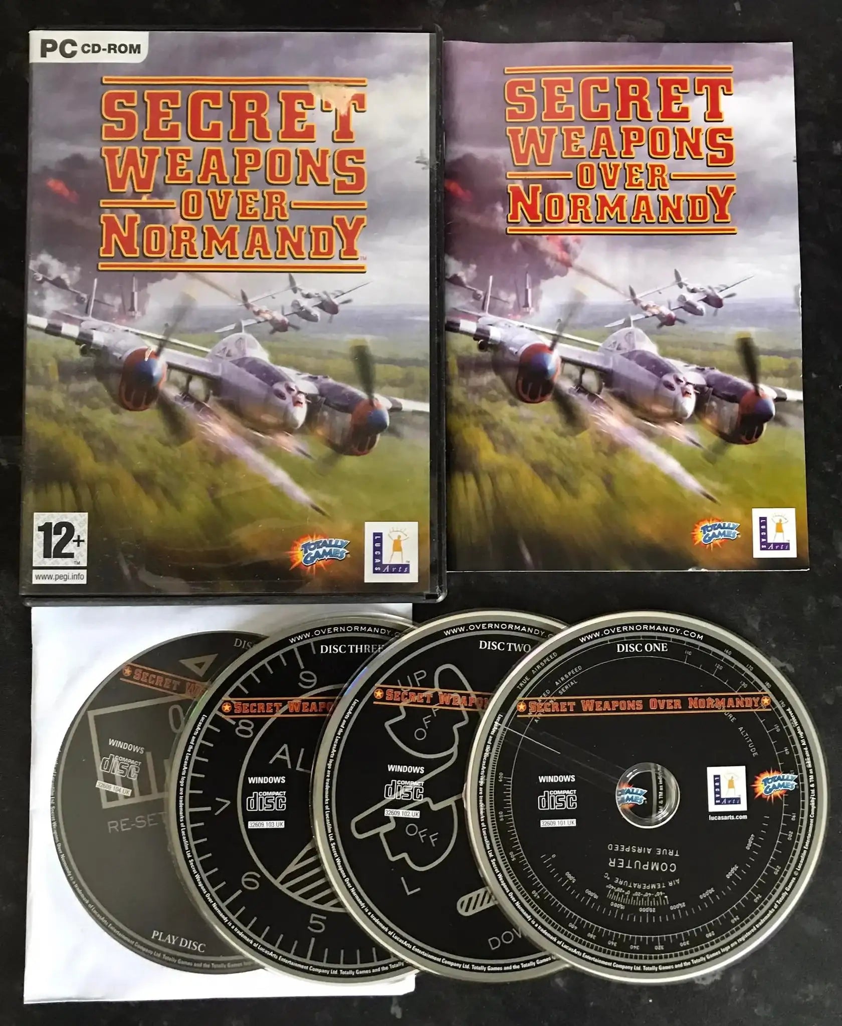 Secret Weapons over Normandy, UK, Pal, PC Game Magretro