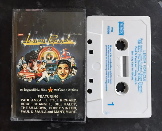 Lemon Popsicle Album, Warwick label, WW 45050, Vintage Cassette Magretro