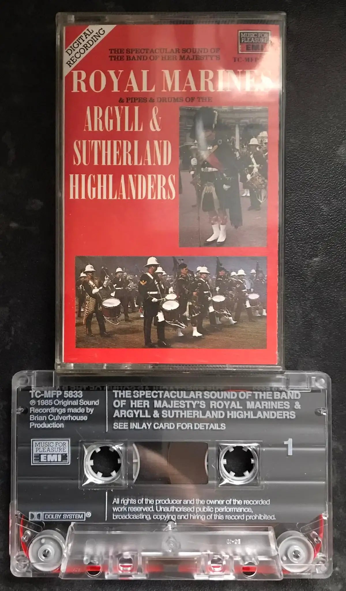 The Band of Her Majesty's Royal Marines, TC-MFP 5833, Argyll & Sutherland Magretro
