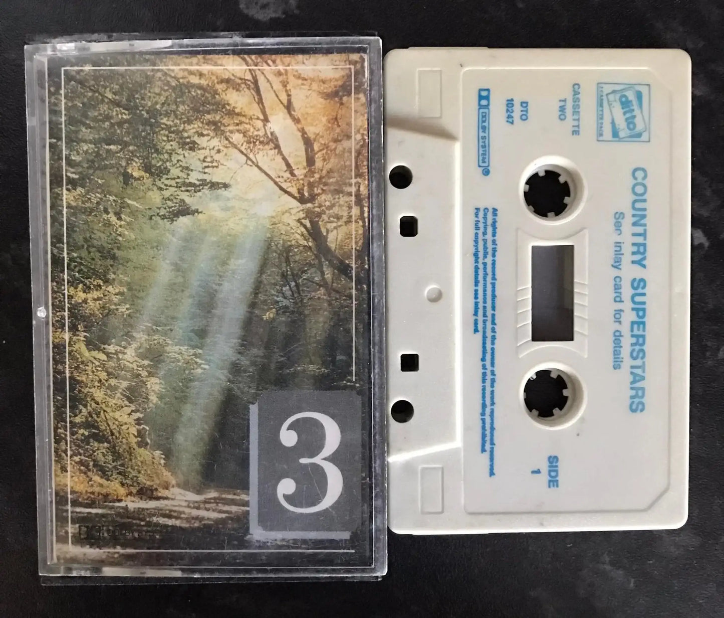 Country Superstars Tape 3, Vintage Cassette Magretro