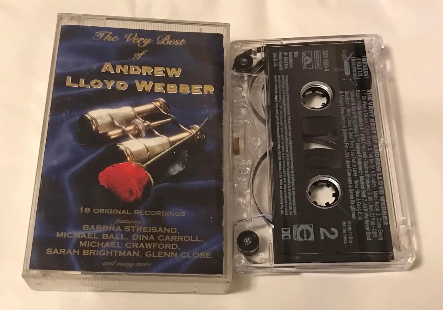 The Very Best Of Andrew Lloyd Webber Album, 523 860-4, Vintage Cassette Magretro