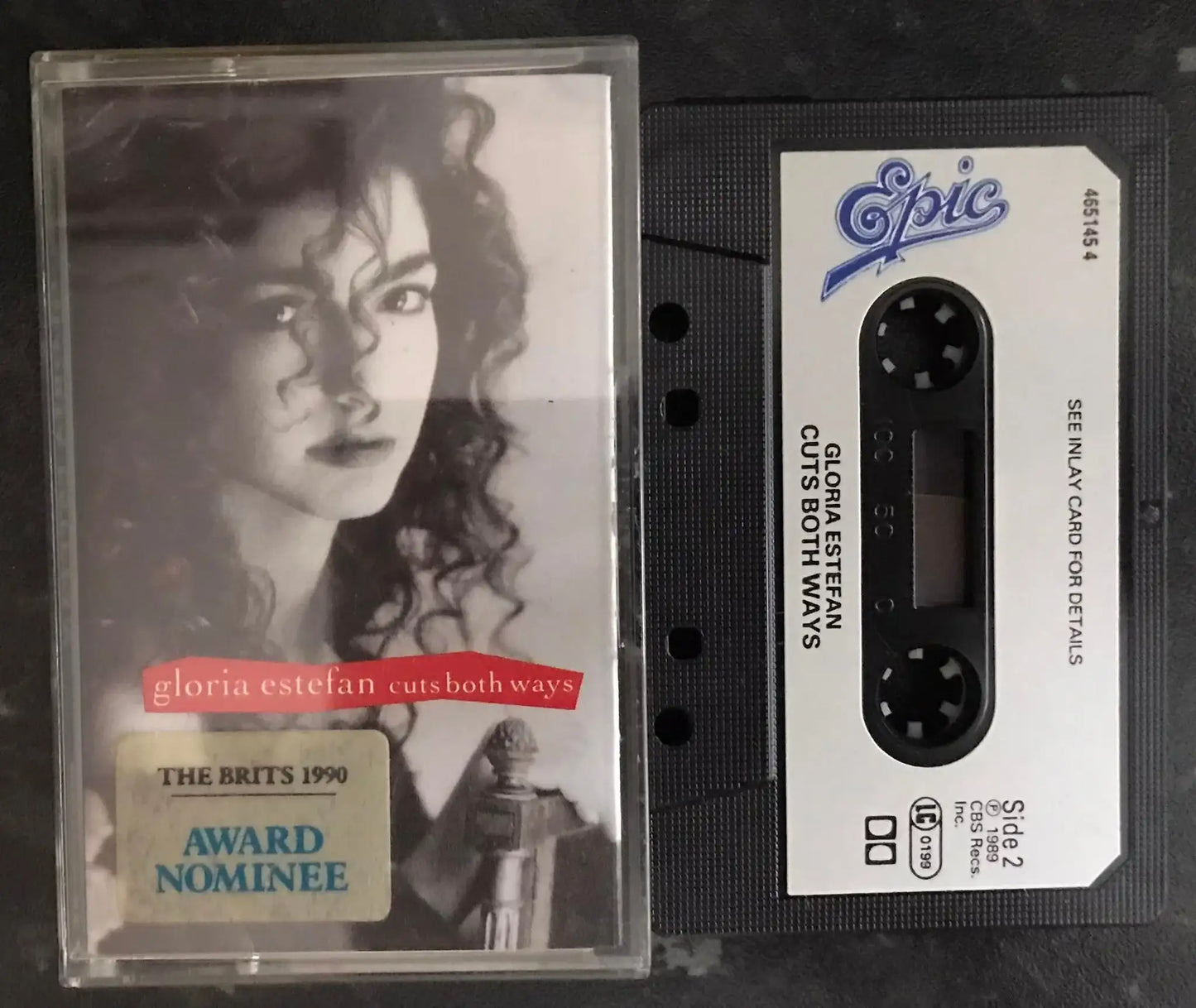 Gloria Estefan, Cuts Both Ways Album, EPIC, 465145 4, Vintage Cassette Magretro