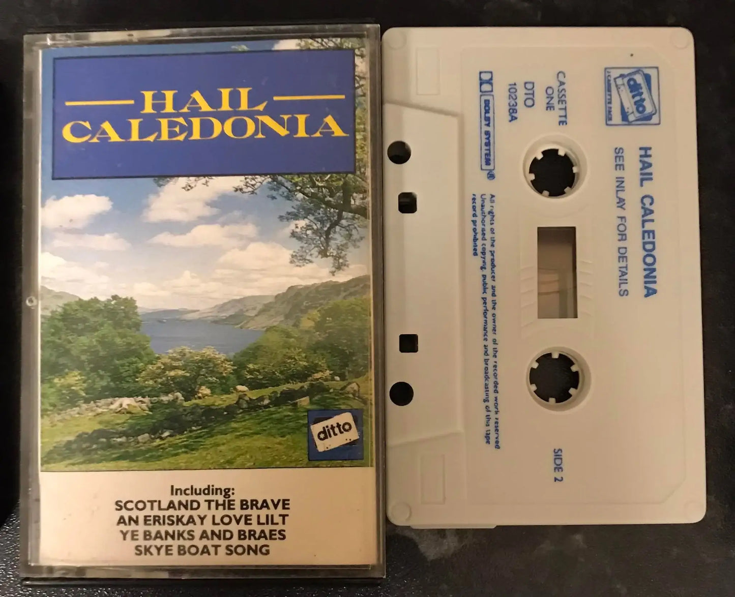 Hail Caledonia Tape 1, Bonnie Scotland Album, DITTO, DTO 10238A,Vintage Cassette Magretro