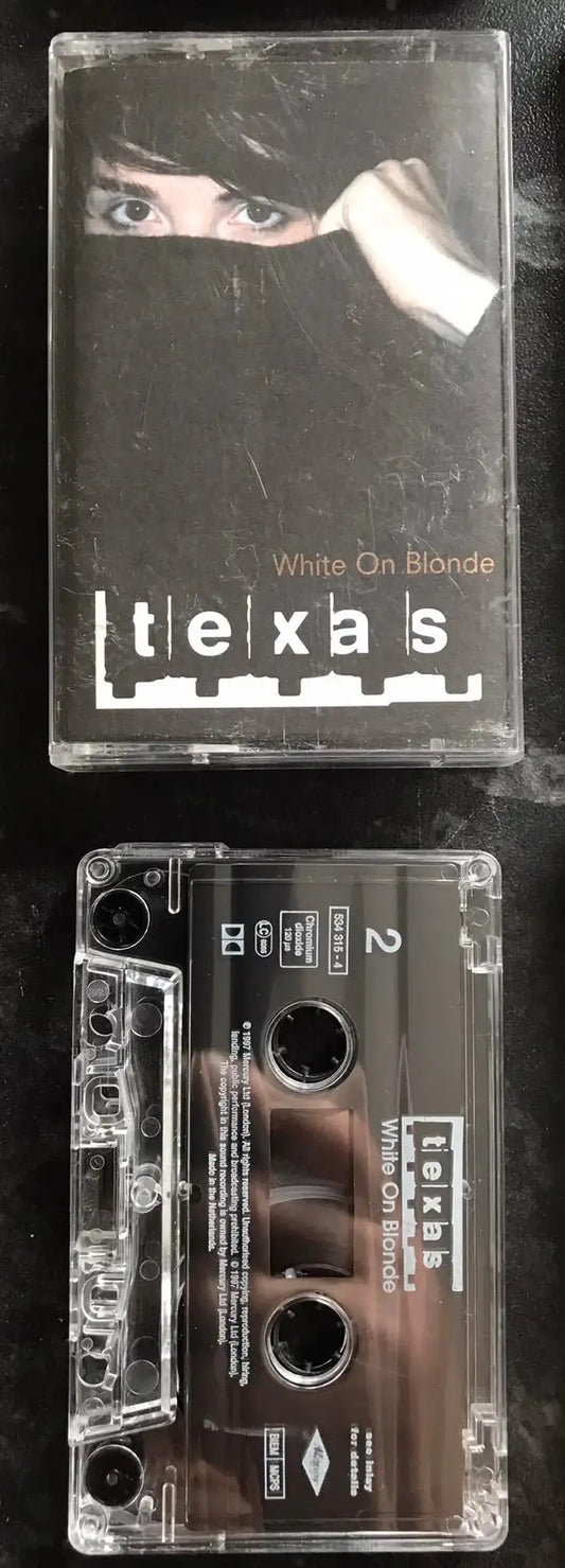 Texas, White On Blonde Album, Mercury, 534 315-4, Vintage Cassette Magretro