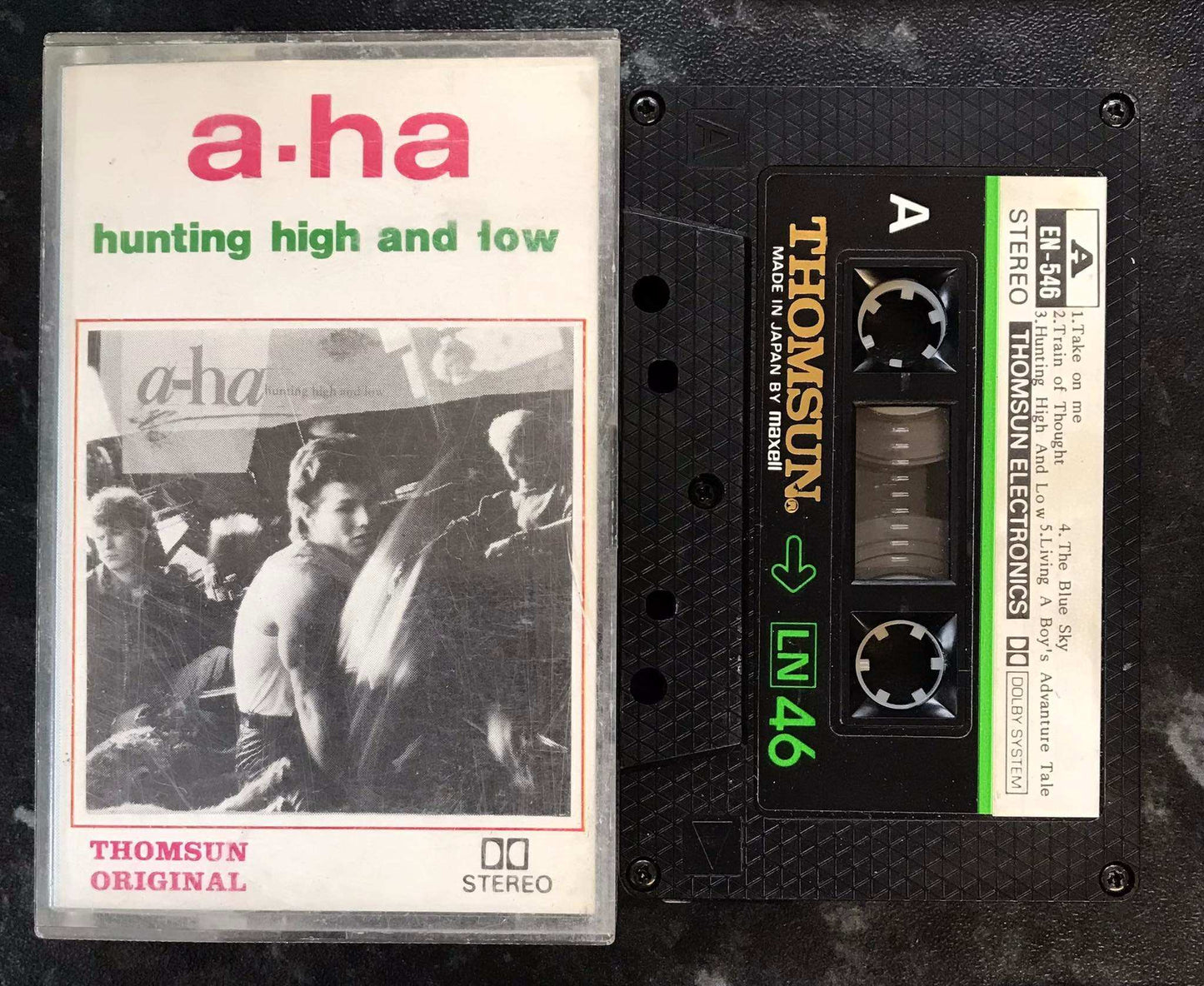 A-Ha, Hunting High And Low Album, Bootleg Thomsun Label, A EN-546, LN46 Cassette Magretro