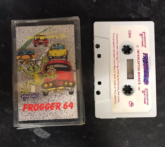 Frogger 64, C64 Game, by Interceptor Micros Magretro