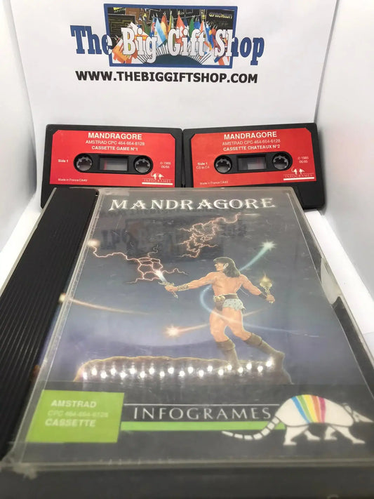 Mandragore, CPC 464 / 664, Released by Infogrames (ULTRA RARE) Magretro