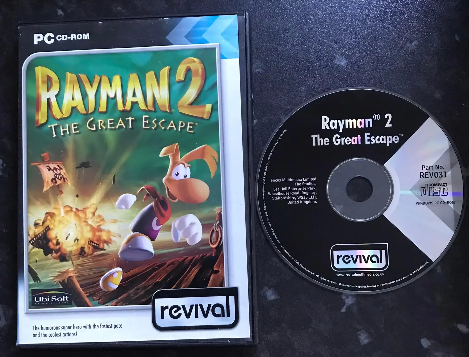 Rayman 2, The Great Escape, PC Game Magretro