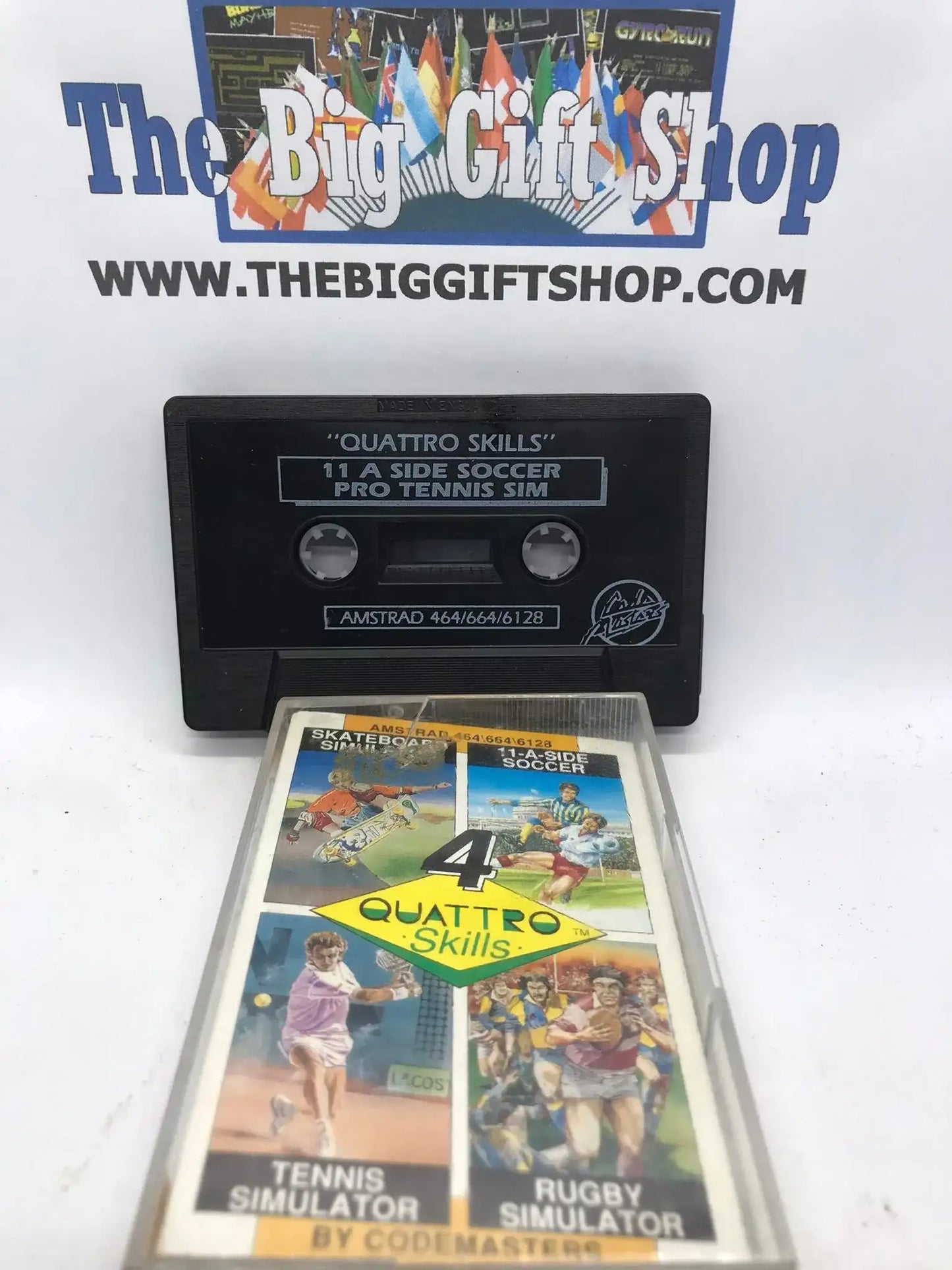 Quattro, 4 Skills, CPC 464 / 664, Released by Codemasters (RARE) Magretro