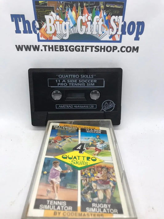 Quattro, 4 Skills, CPC 464 / 664, Released by Codemasters (RARE) Magretro