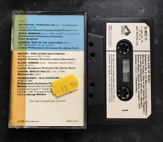 Your Kind Of Music Album, Classical compilation, tc-mcs 11, EMI, HMV Magretro