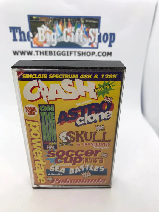 CRASH, Magazine tape Powertape June 1991, ZX Spectrum Magretro