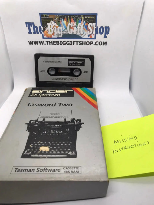Tasword 2 (Sinclair) missing instruction (Tested), ZX Spectrum, Magretro