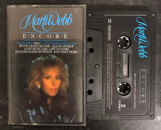 Marti Webb, Encore Album, Starblend, ZCEND 1, Vintage Cassette Magretro
